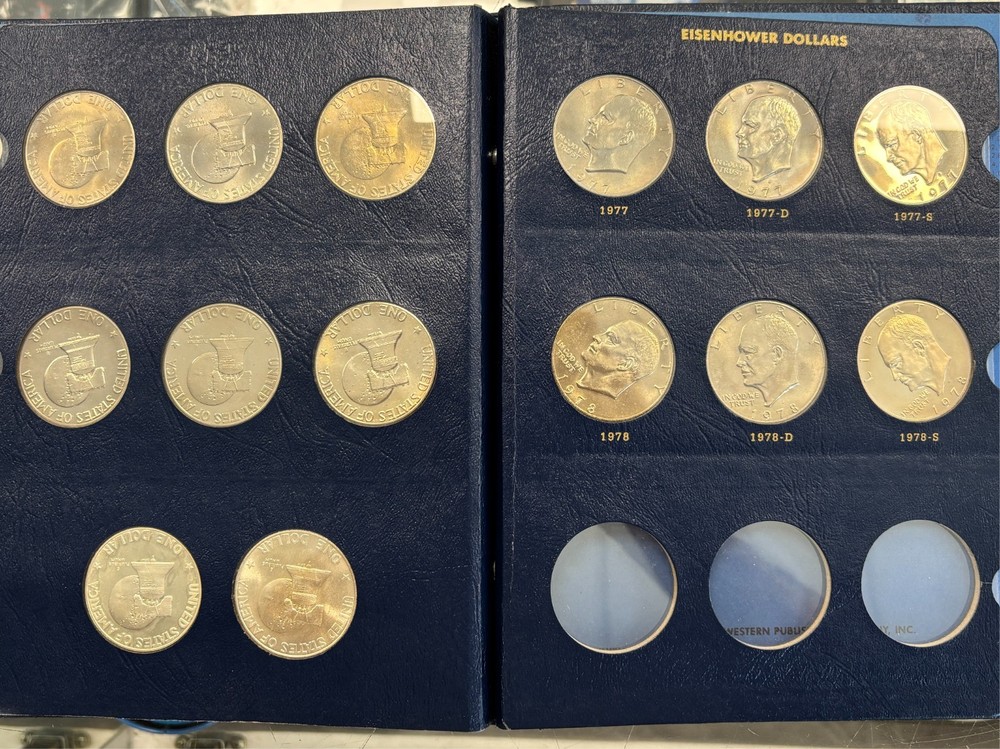 1971-1978 EISENHOWER DOLLAR SET ✪ 32 COIN COMPLETE SET ✪ PROOF SILVER B◢TRUSTED◣