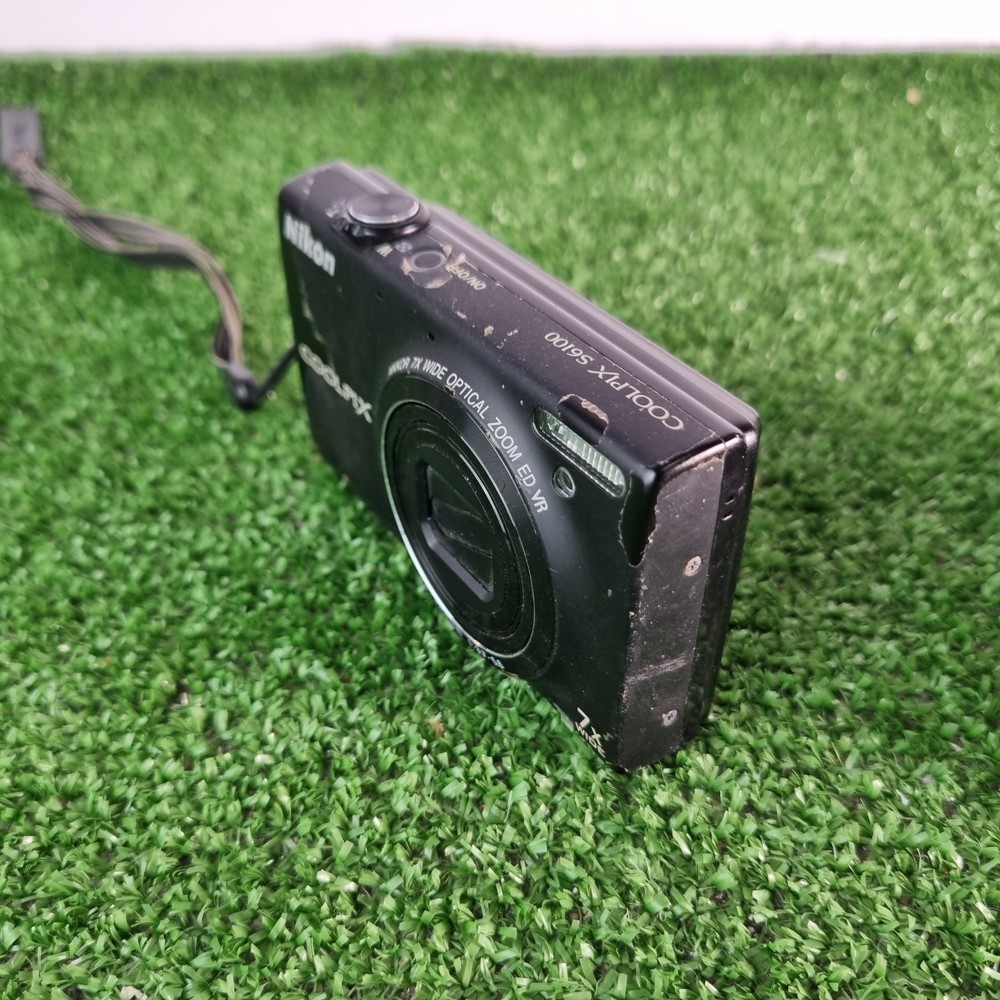 Nikon Coolpix S6100 16.0MP Compact Digital Camera Black Tested