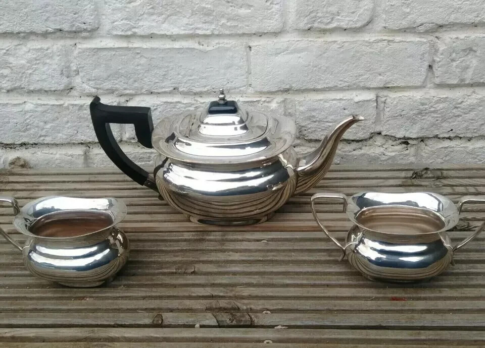 Georgian Style Silver Plated Tea Set.