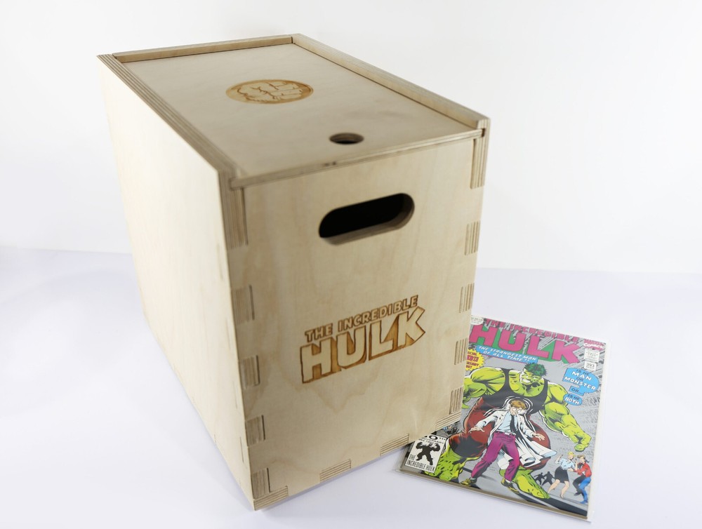 The Incredible Hulk Timber Comic Storage Box *Comics Not Included
