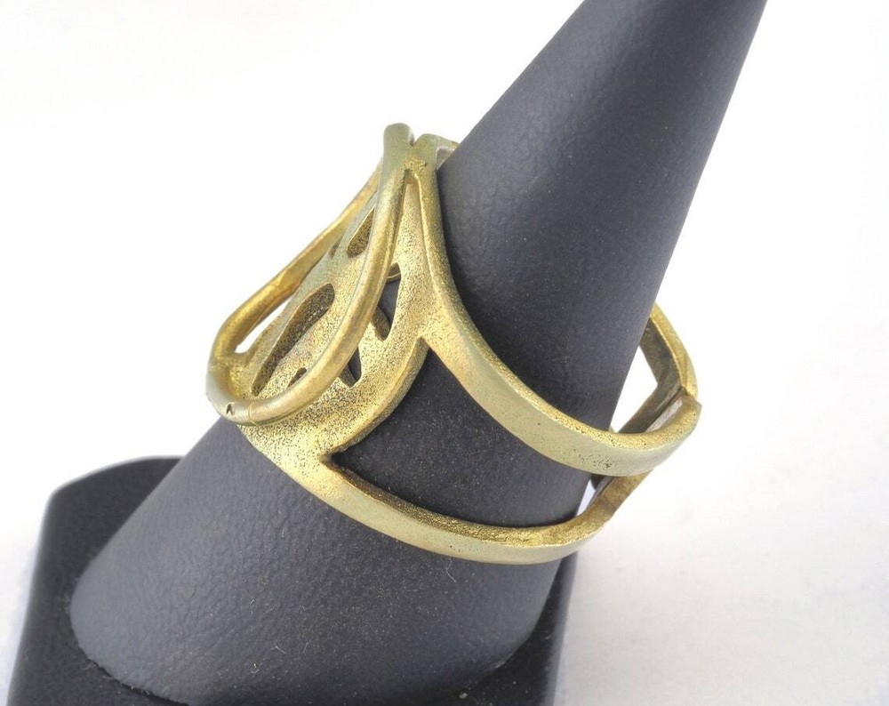 Adjustable Ring Raw brass (19mm 9US inner size) 2688 ring22