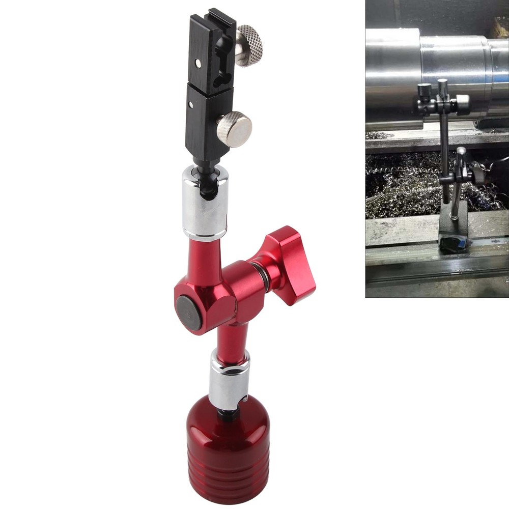 Magnetic Base Holder Universal Adjustable Arm Support Stand For Dial Indicator