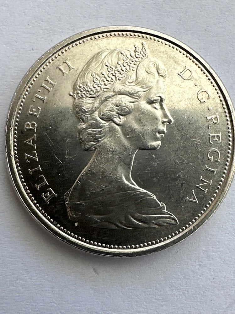 CANADA 1965  Silver  Coin 50 Cents
