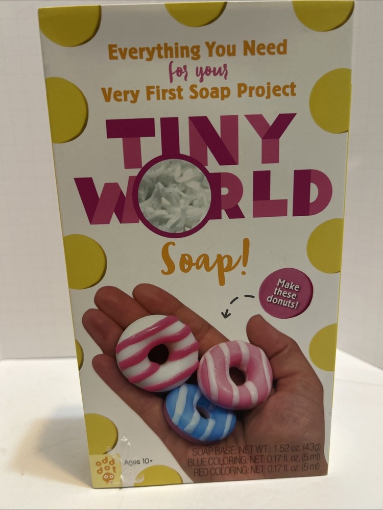 Tiny World “Soap! “For Your First Soap, Making Project By Leeann O’Cain