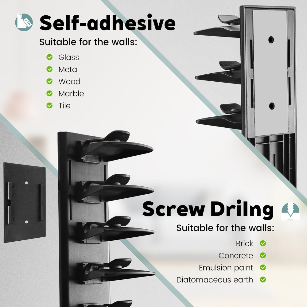 2Pack Hat Organizer for Baseball Cap with Locking Tech, Hat Rack Strong Adhes...