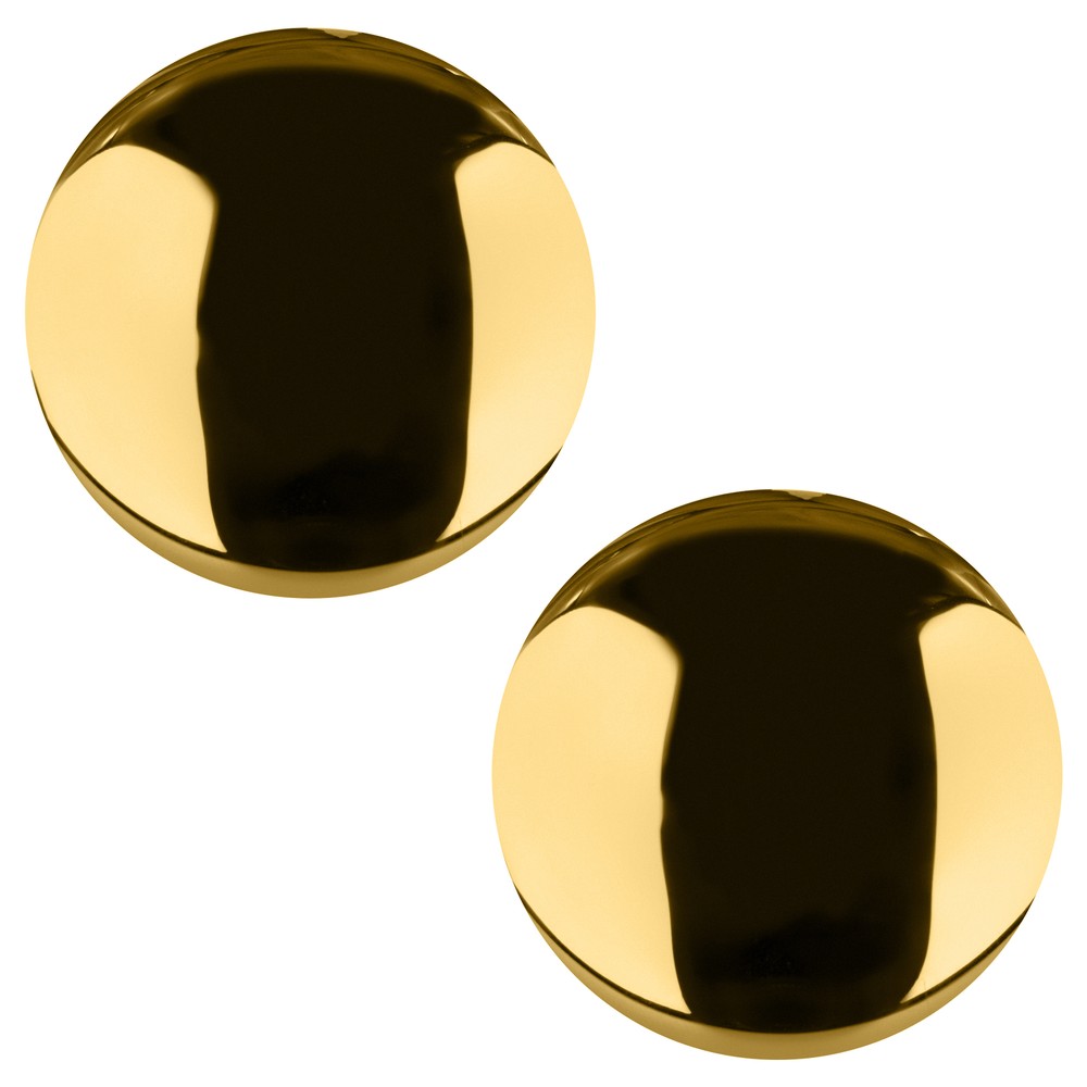 Unlacquered Brass Traditional Style Back-to-Back Shower Door Knobs