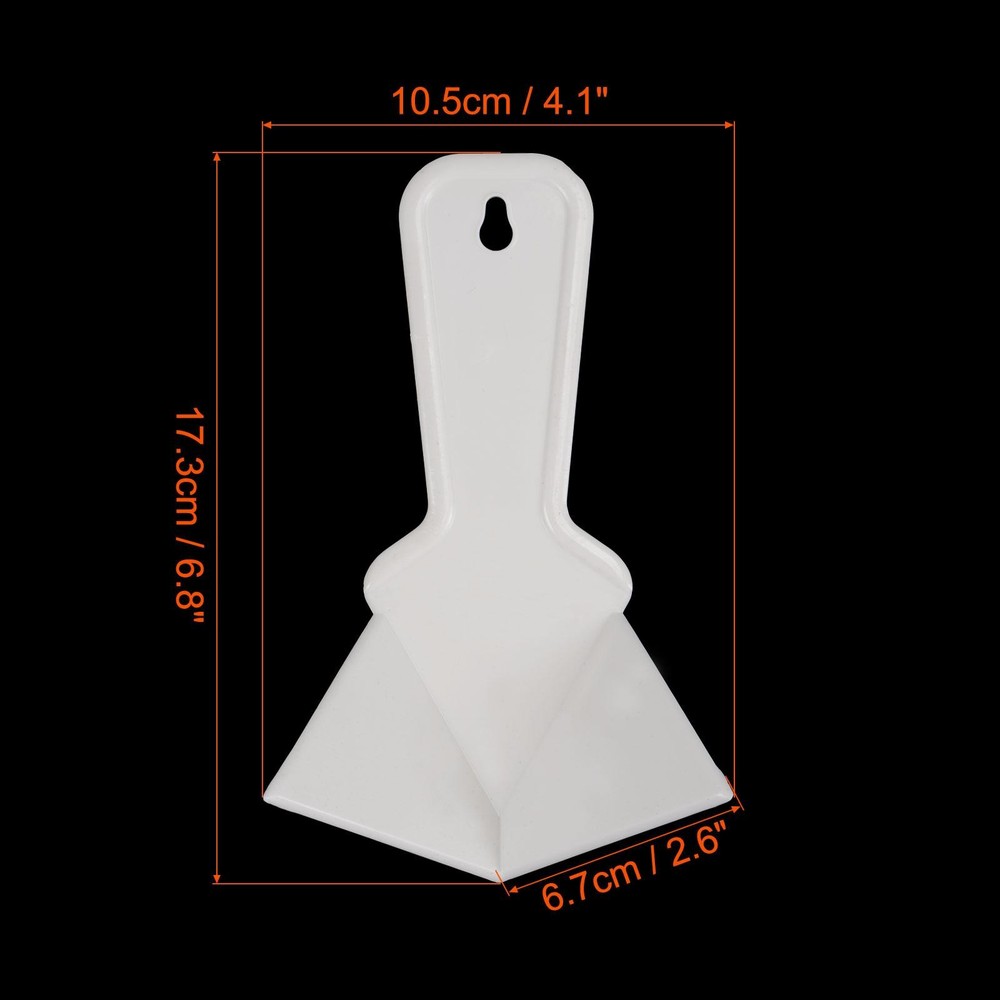 4 Inch Inside Corner Trowel Drywall Corner Tool Plastic Corner , White