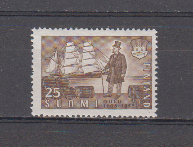 FINLAND :  1955   - MNH  - SCOTT # 330   BOATS