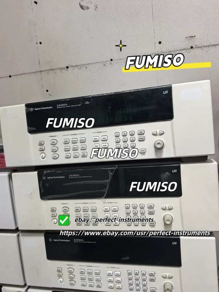1 pcs Keysight Agilent 34980A Multifunction Switch Measurement Unit.#per
