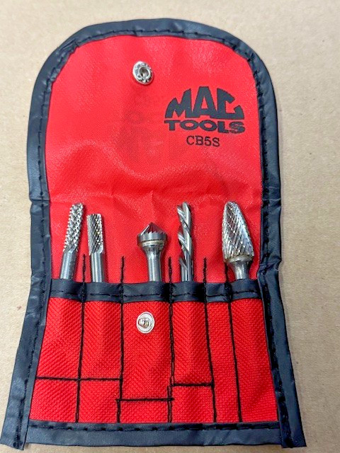 MAC Tools five piece (5 pc) carbide burr set CB5S