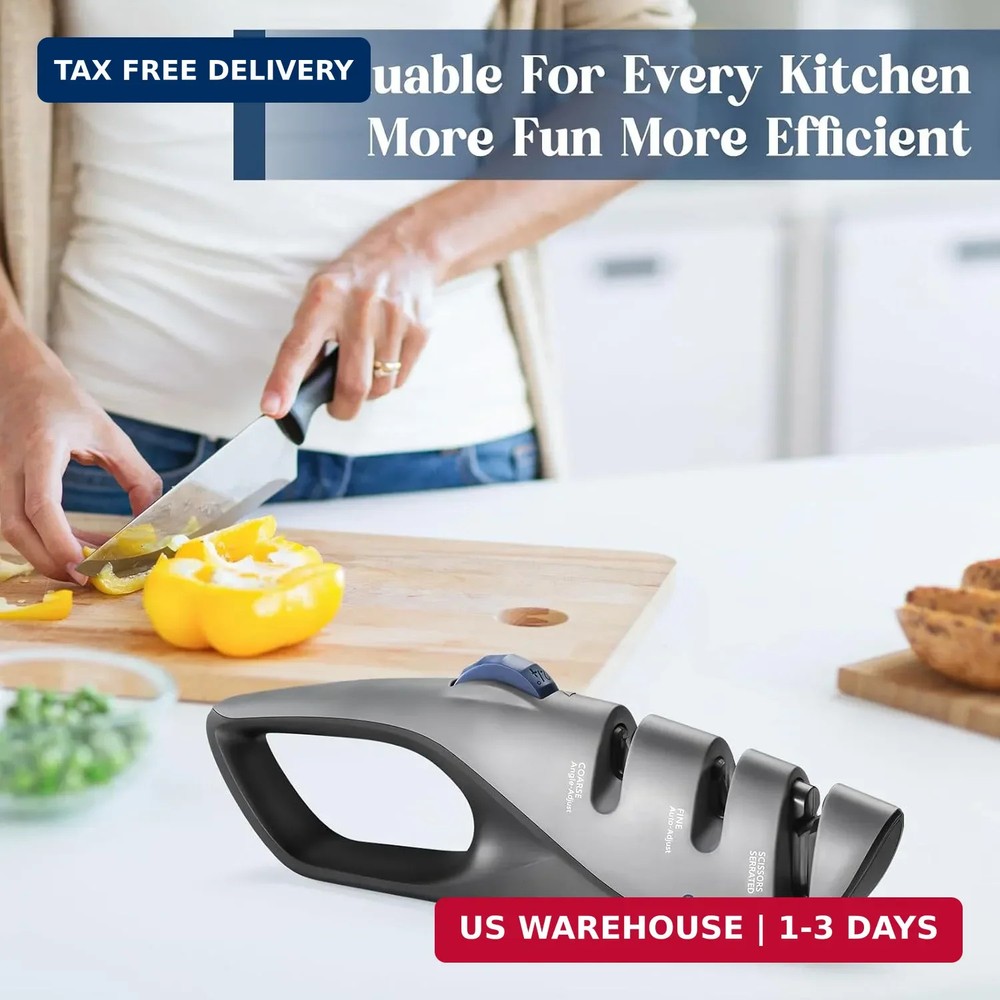 5-Angle Adjustable Knife Sharpener,Handheld Pocket Knife Sharpener, Suitable for