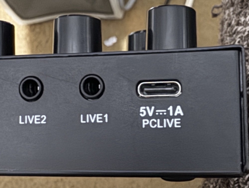 Live Sound Card and Audio Interface