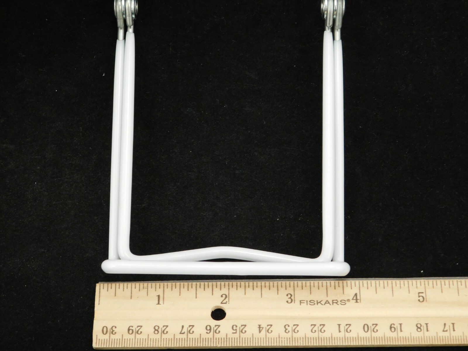 Easel Display Stand Adjustable White Vinyl Coated Medium Size