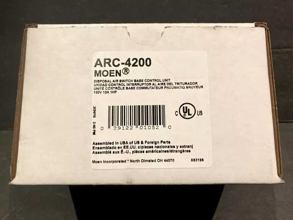 Moen ARC-4200 Garbage Disposal Air Switch Base Control Unit ⭐NEW IN BOX⭐