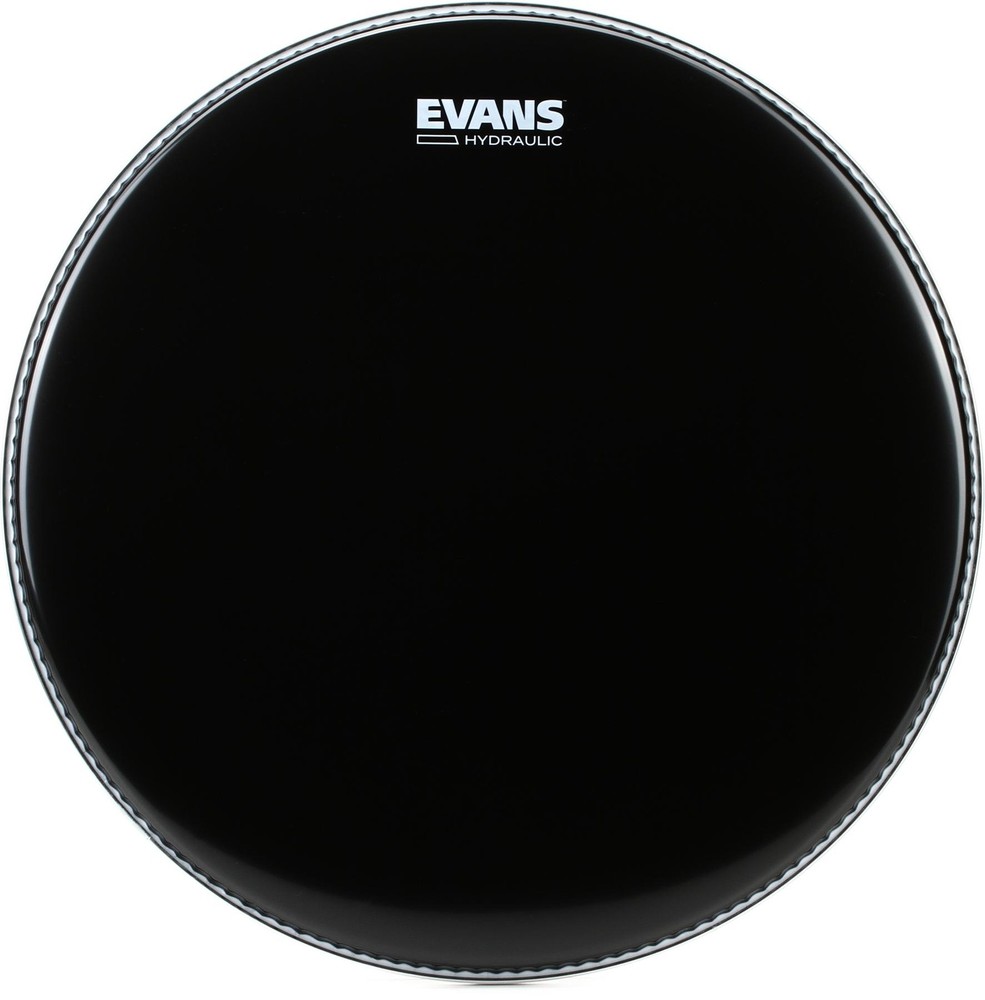 Evans Hydraulic Black Drumhead - 16 inch (2-pack) Bundle