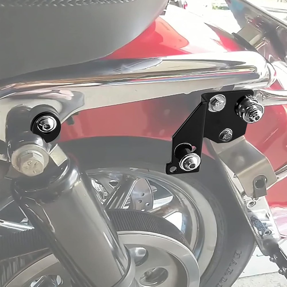 Removable docking hardware kit compatible with Harley touring bikes