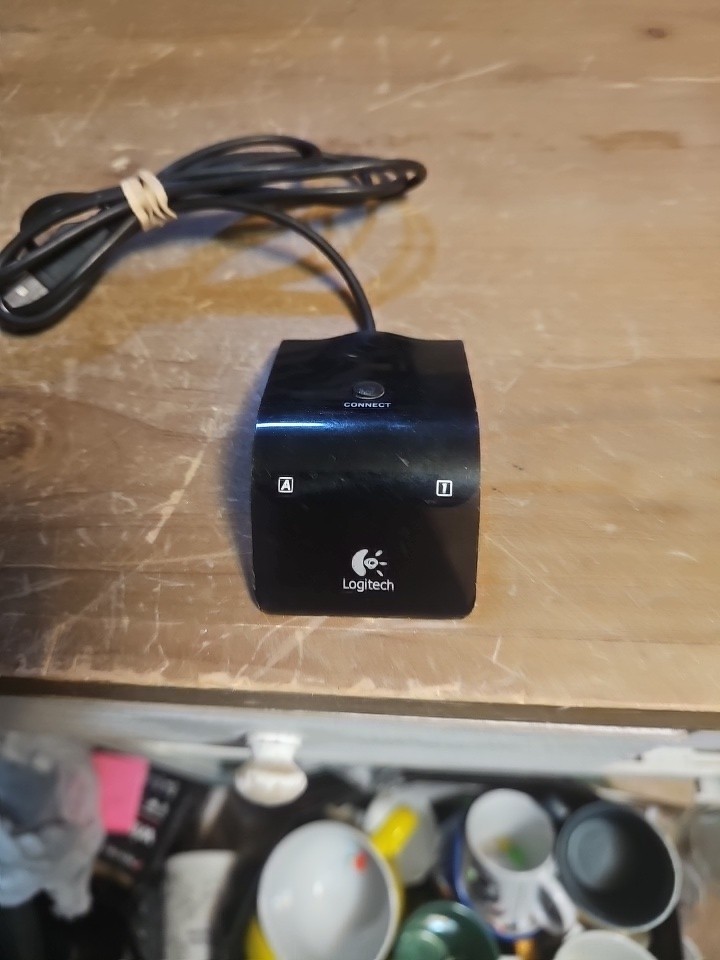 Black Logitech Wireless USB Computer Keyboard & Mouse Receiver C-BT44