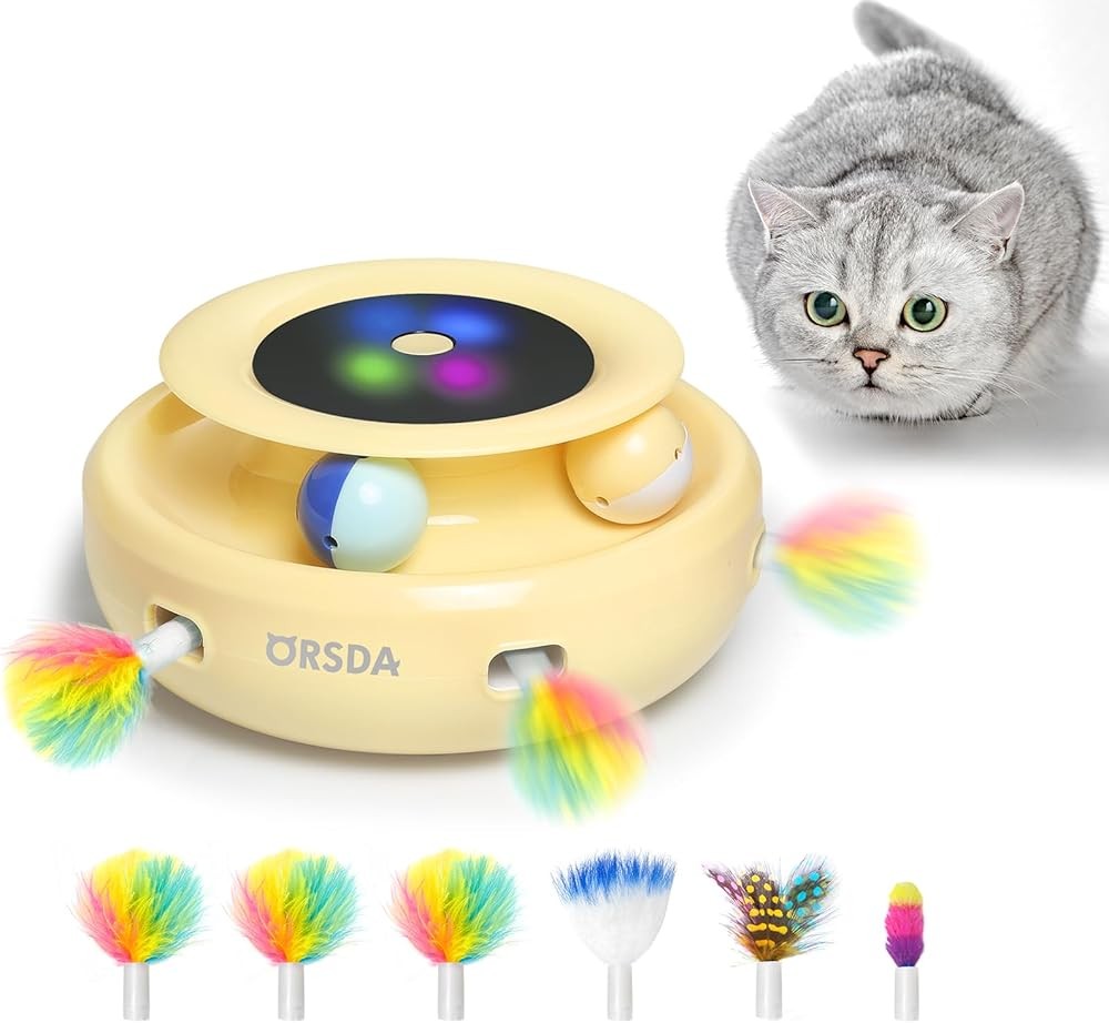 Feathers Replacement ONLY Interactive Cat Toys