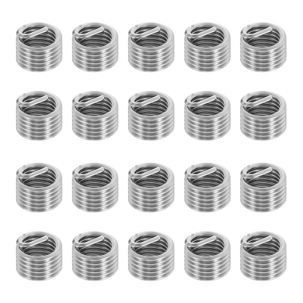 20pcs Wire Thread Inserts 10#-32 UNF 1.5D 7.2mm Helical Threaded Sleeve