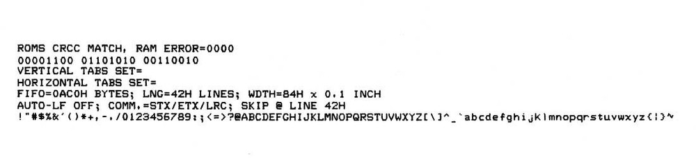 ANADEX Model DP-9501 Alphanumeric/Graphics Printer c 1981 ASCII Parallel Serial
