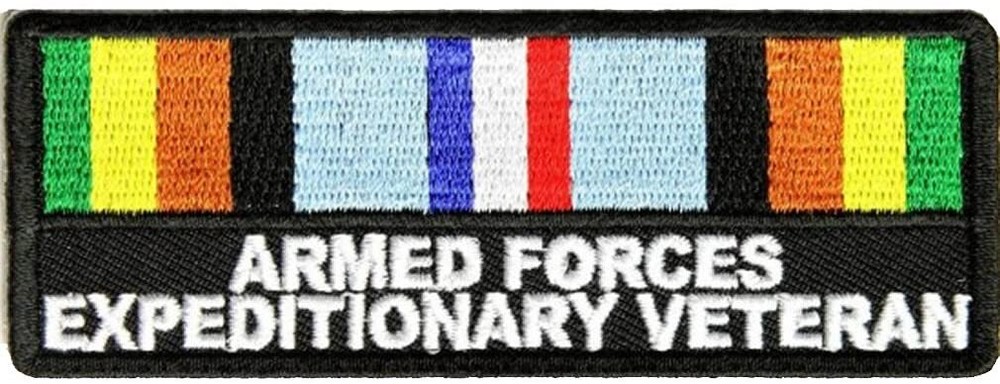 ARMED FORCES EXPEDITIONARY VETERAN RIBBON PATCH AFEM