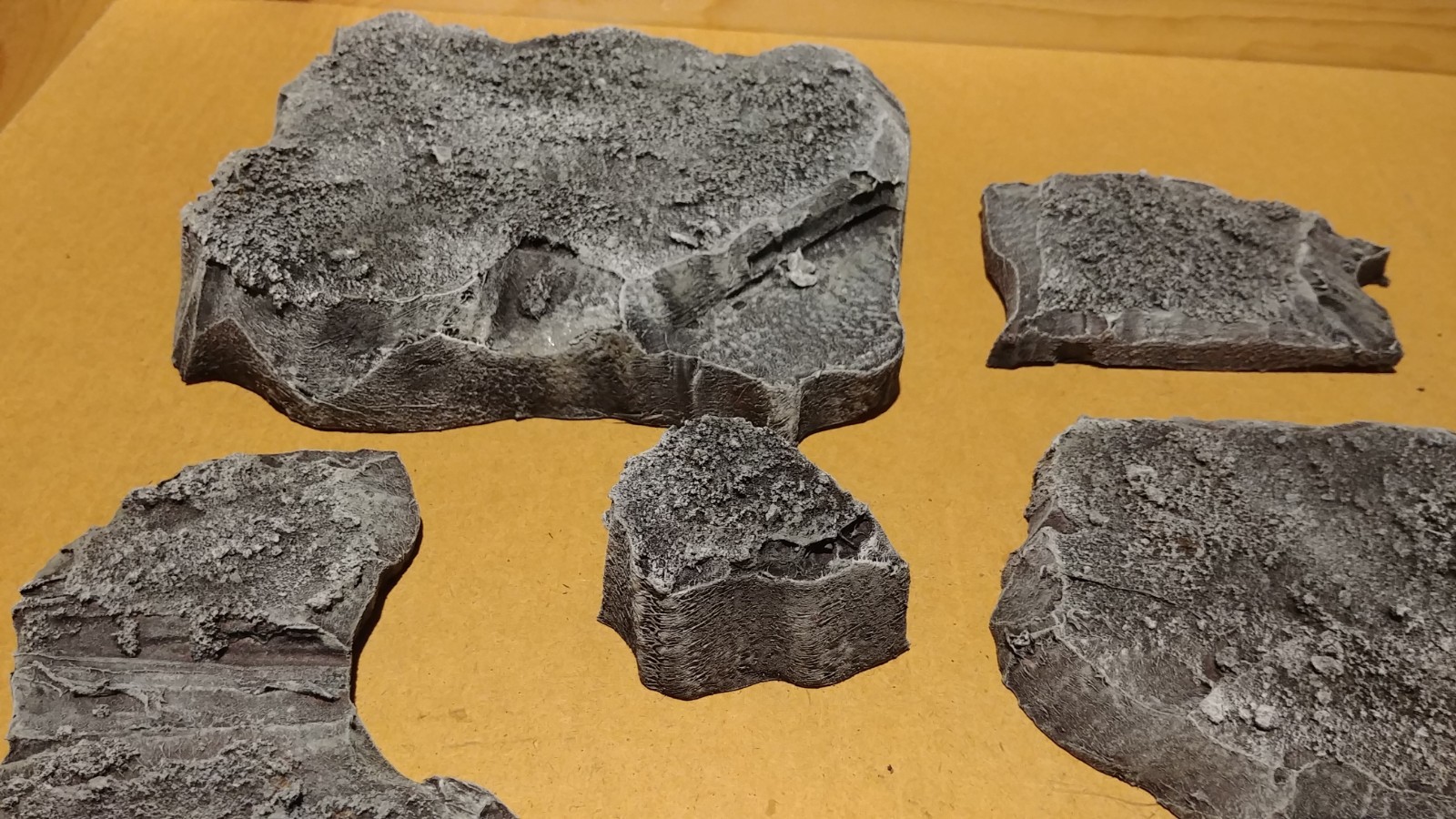 Wargaming Terrain - Medium Box Set of Hills Stone Finish