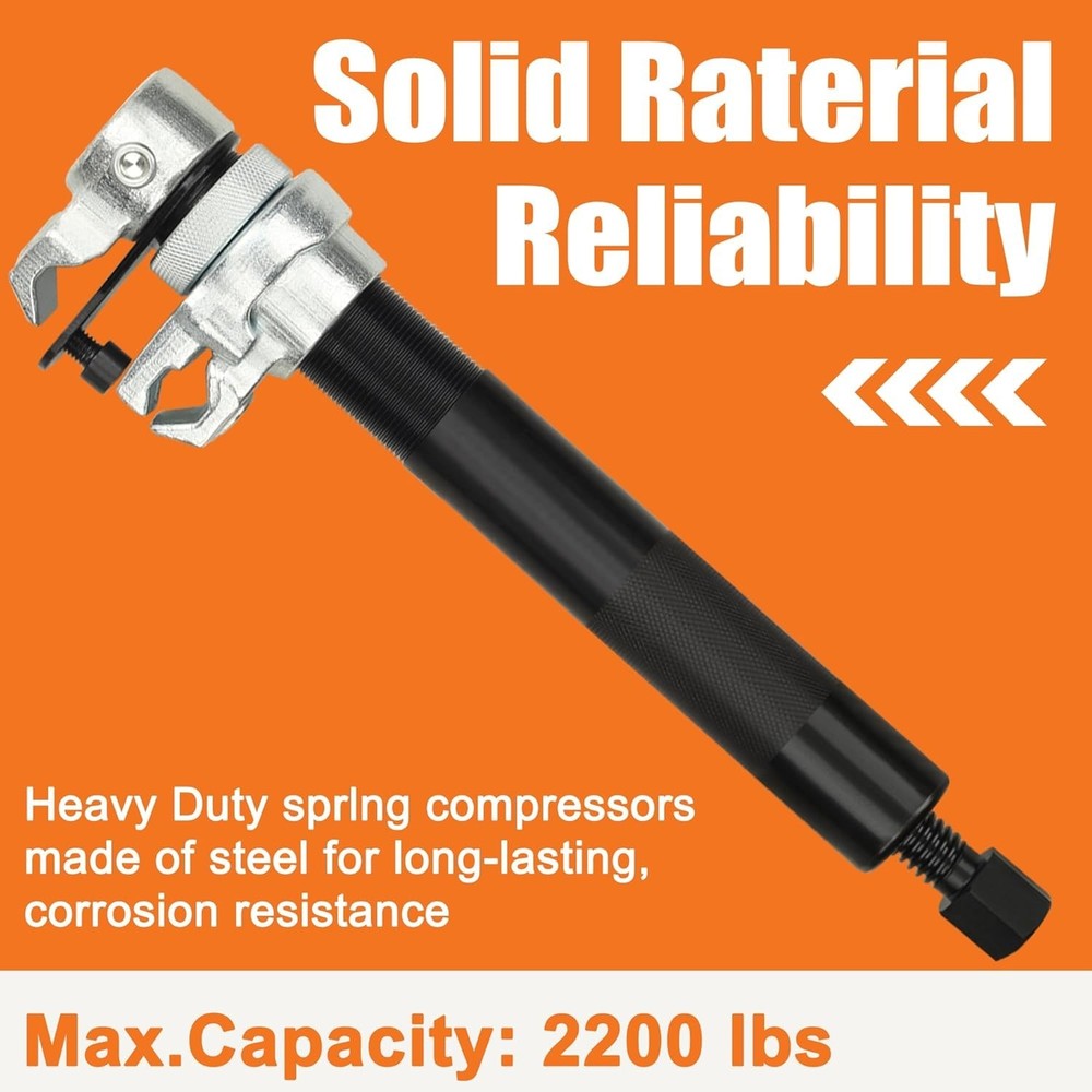 Coil Spring Compressor Tool, Heavy Duty Macpherson Strut Compressor...