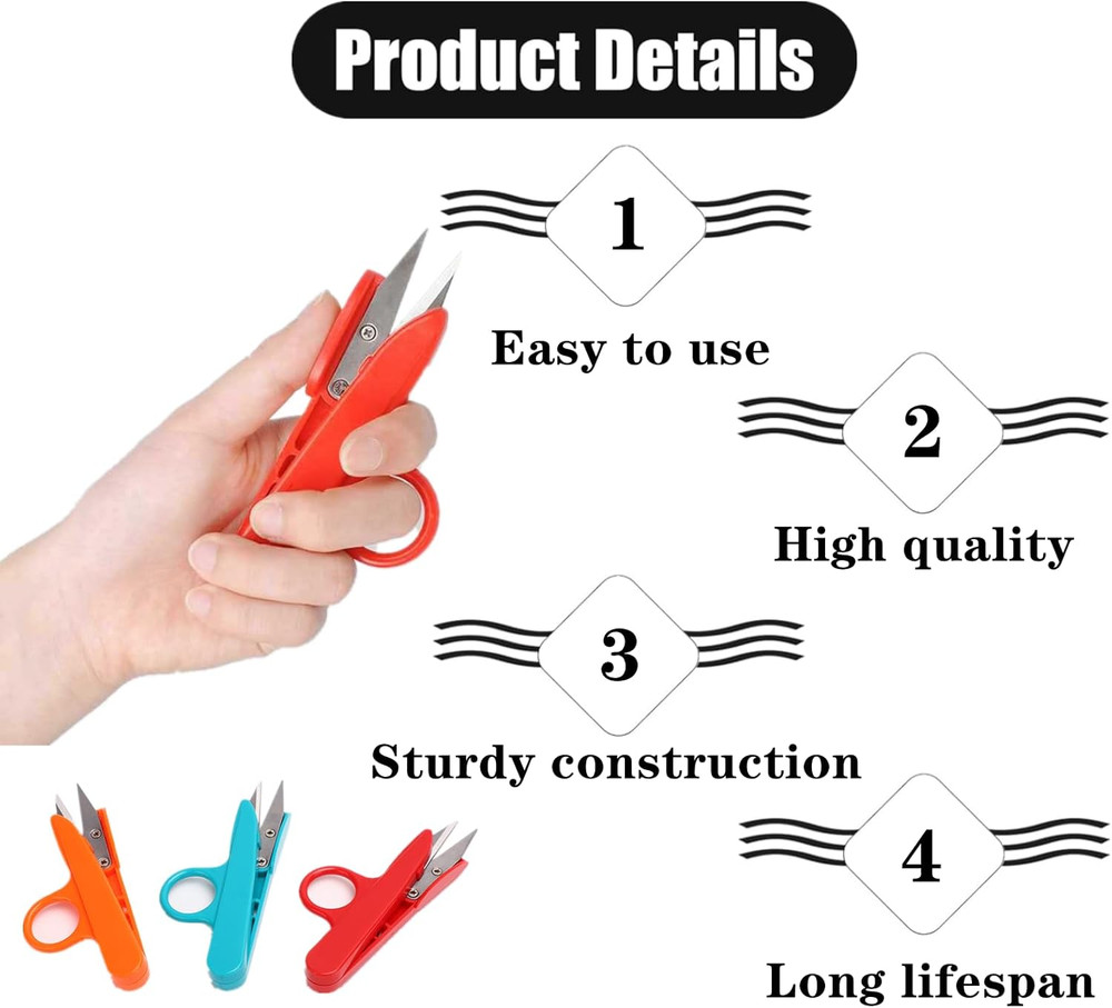 3 PCS Thread Snips Scissors Professional Sewing Scissors Yarn Scissors Stainless