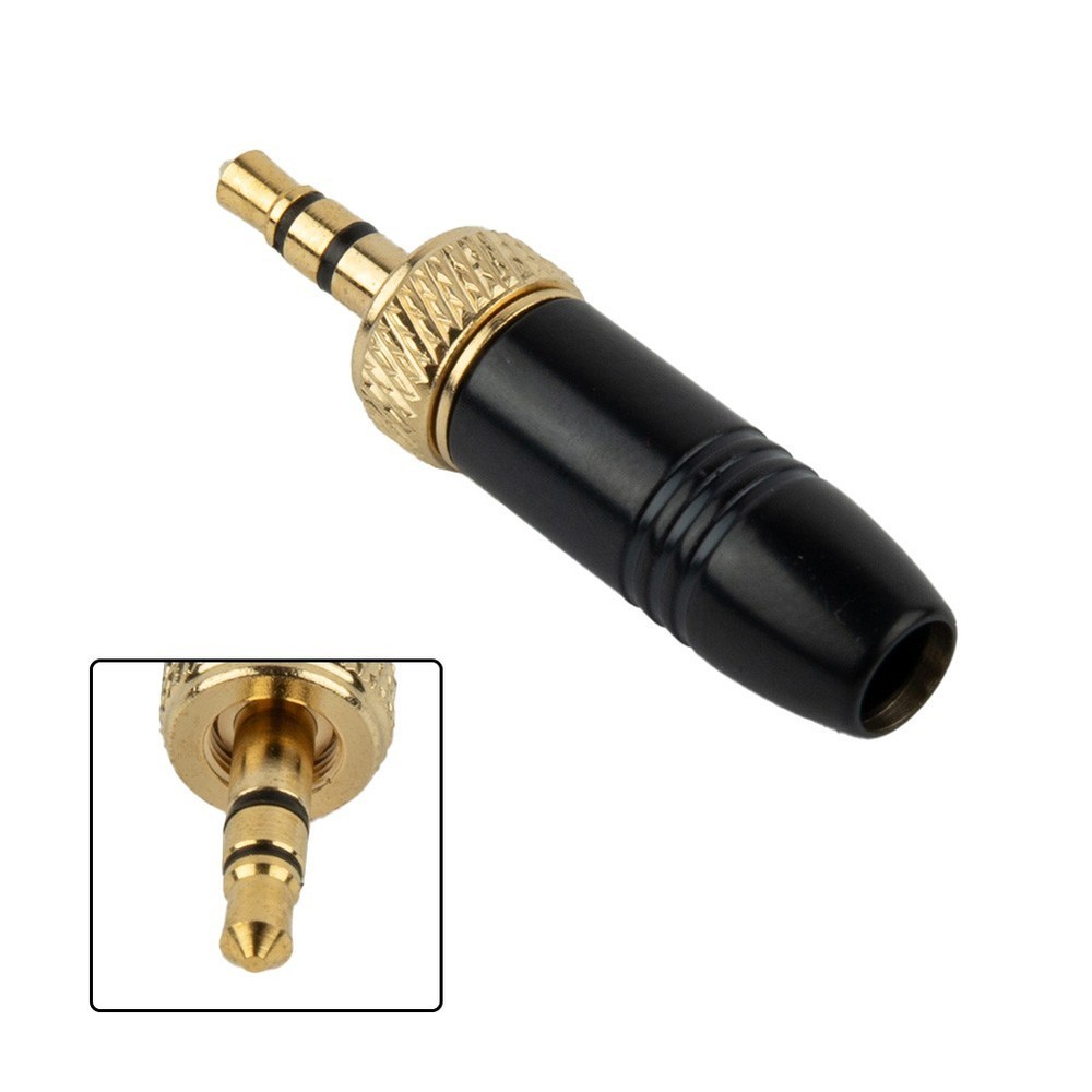 3.5mm Stereo-Plug Connector Replacement For Wireless-Microphone Cable