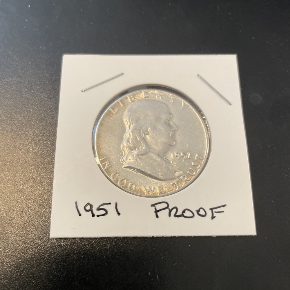 1951P Proof Silver Franklin 50¢