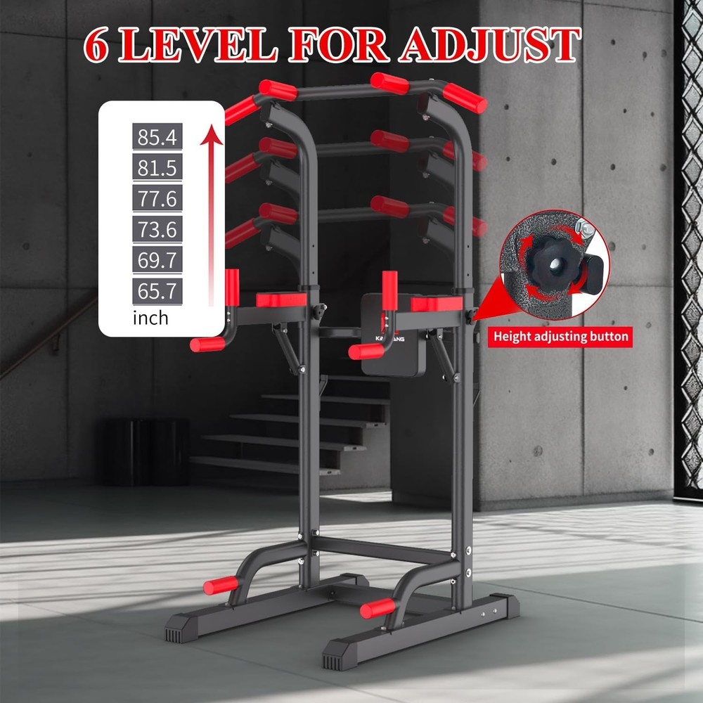 Power Tower Dip Station, Multi-Function Assistive Trainer Pull Up