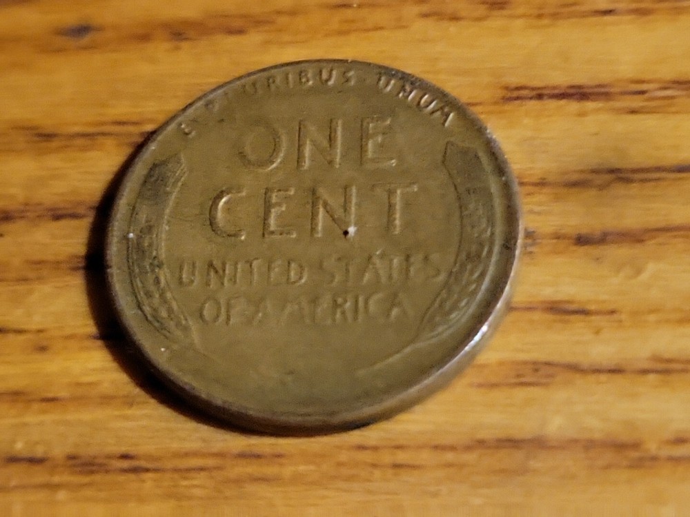 1942 lincoln wheat penny no mint mark