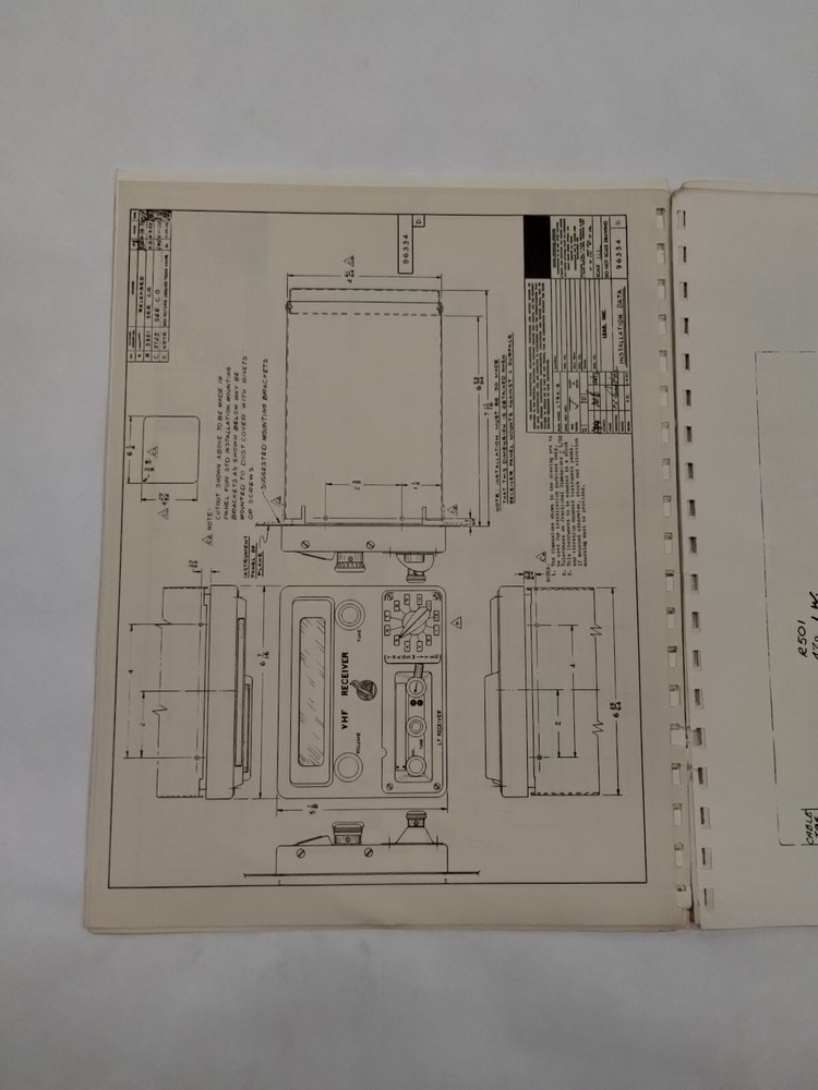 Lear VHF/LF Combinations Installation Manual Original