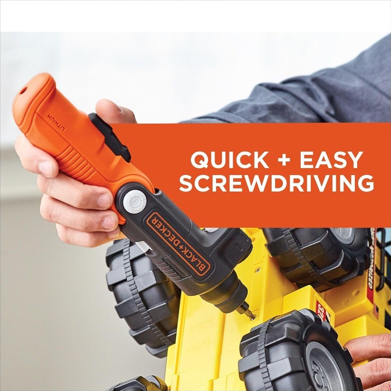 BLACK+DECKER BDCSFL20C 4V MAX Cordless Screwdriver LED