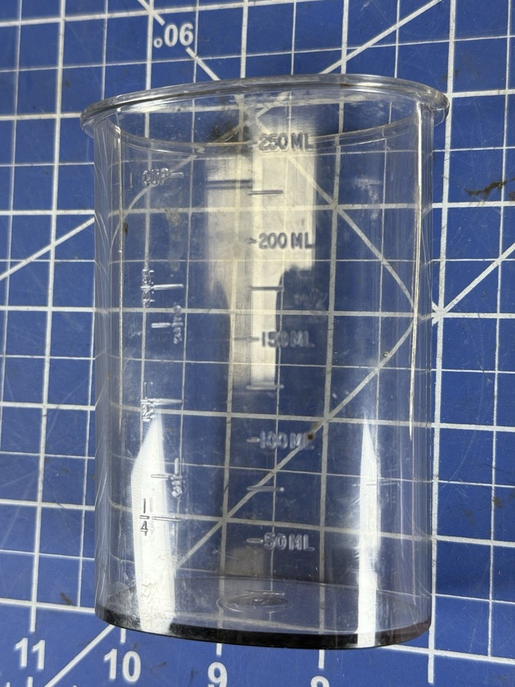 Cuisinart Food Processor Pusher clear oval