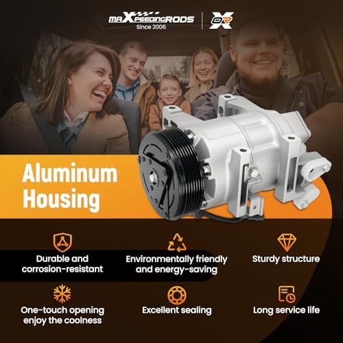 maXpeedingrods Air Conditioner AC Compressor with Clutch Compatible with