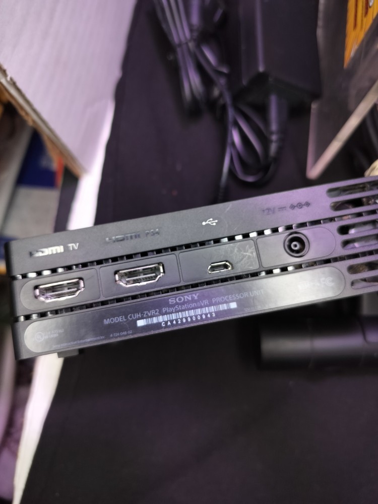 Sony PlayStation VR PS4 Version 1 Virtual Reality Headset Bundle AS-IS UNTESTED