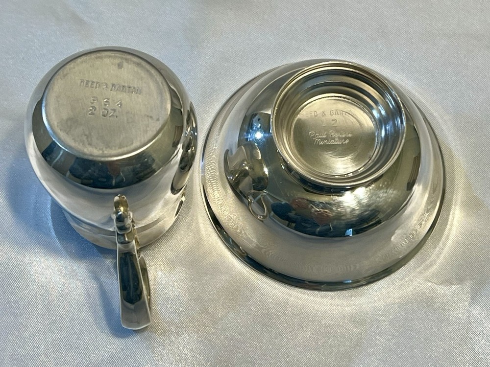 Reed & Barton Miniature Bowl And Jug Silverplate