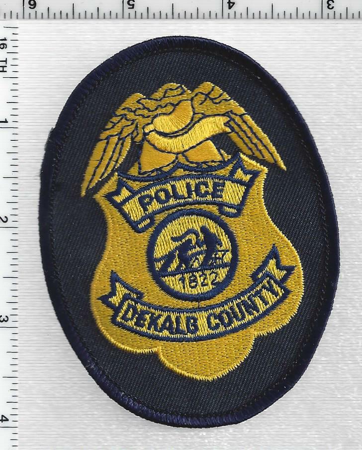 Dekalb County Police (Georgia) 2nd Issue Cap/Hat Patch