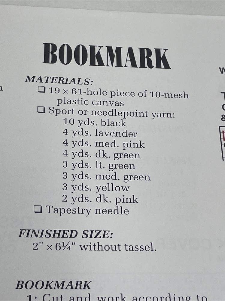 Teddy Bear Set Tote Bookmark Tissue Box Annie's Plastic Canvas Pattern