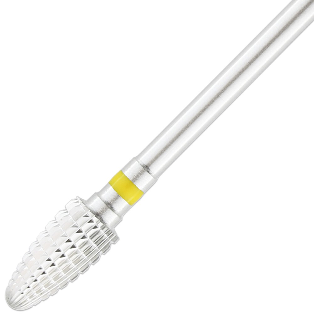 Professional Silver Mini Cone Carbide Nail Drill Bit Extra Fine Grit