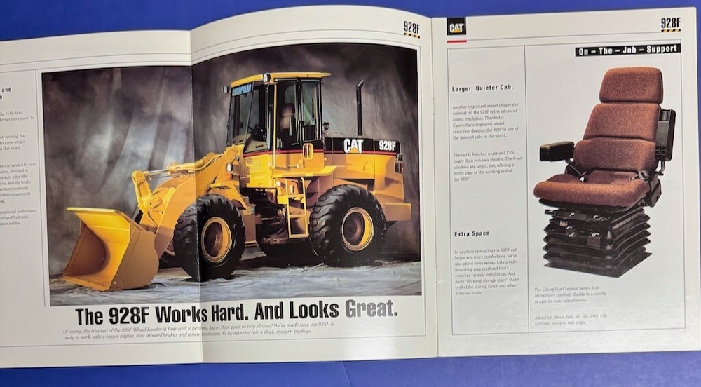 CATERPILLAR BROCHURE 928F Wheel Loader