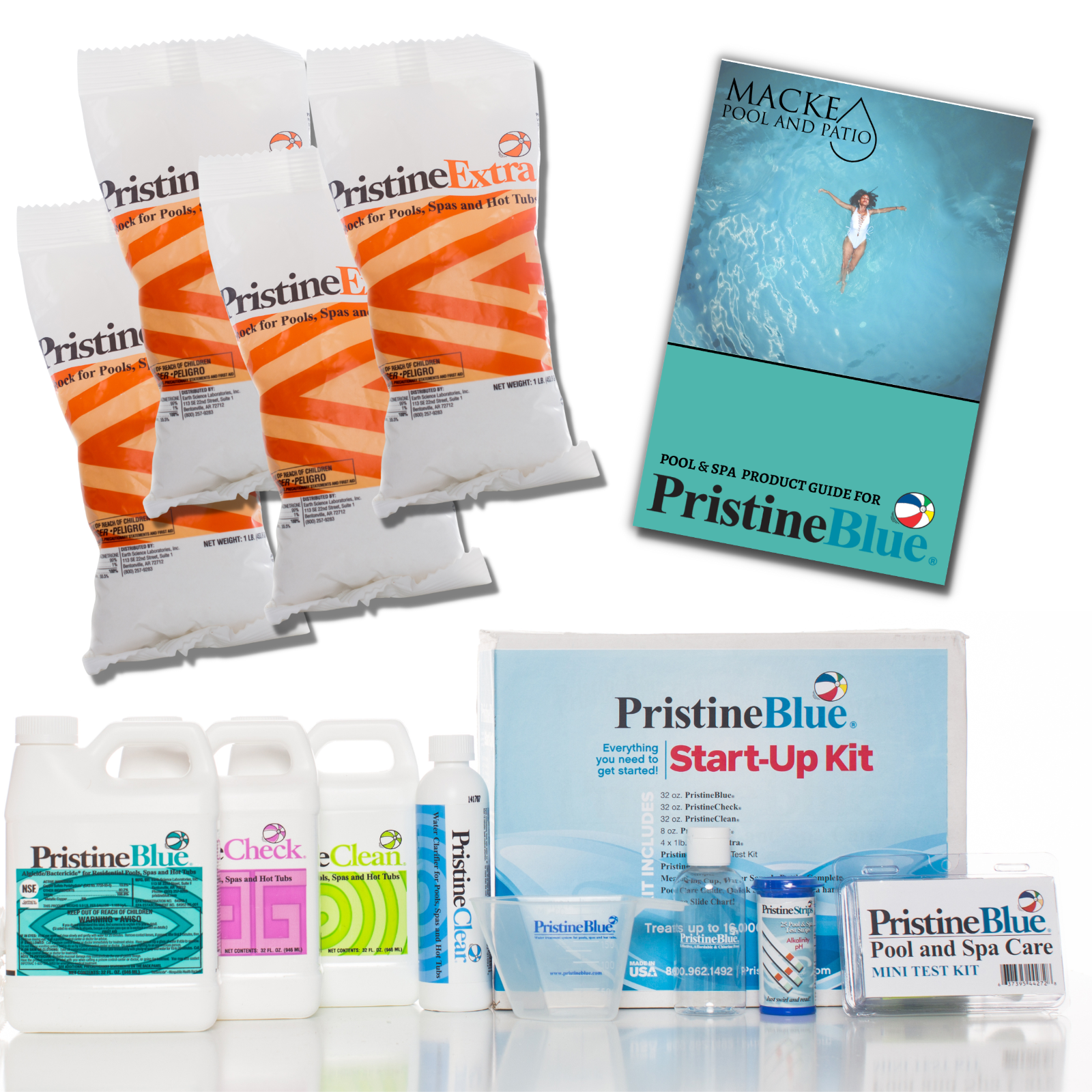 Pristine Blue Start Up Kit (treats up to 16,000 gallons)