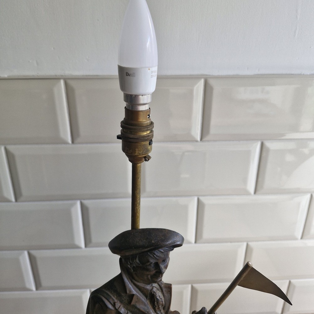 Cast Iron Golfer Table Lamp