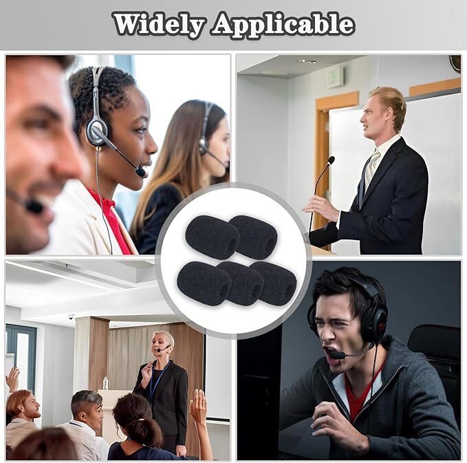 Variation Microphone Foam Windscreen For BAHA Hearing Aid Headset