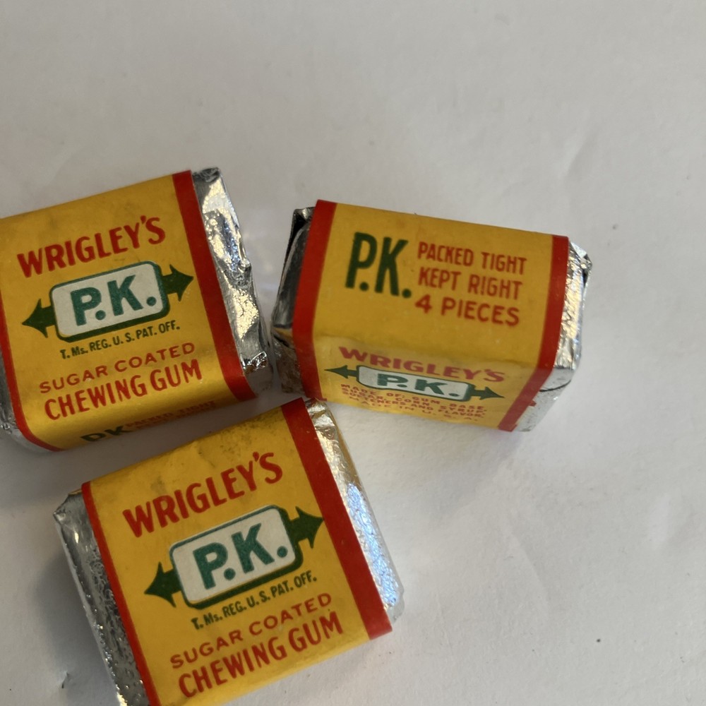 Wrigleys PK Chewing Gum Foil Wrapper