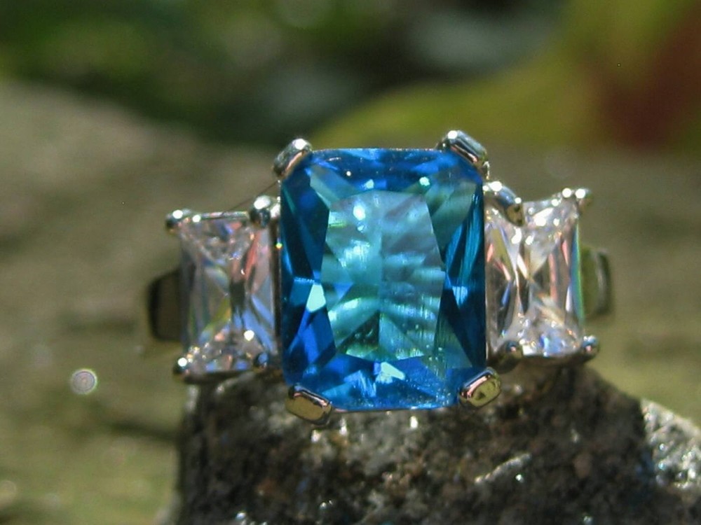 Metaphysical Ring Blue Angelic light Rays Archangel Michael