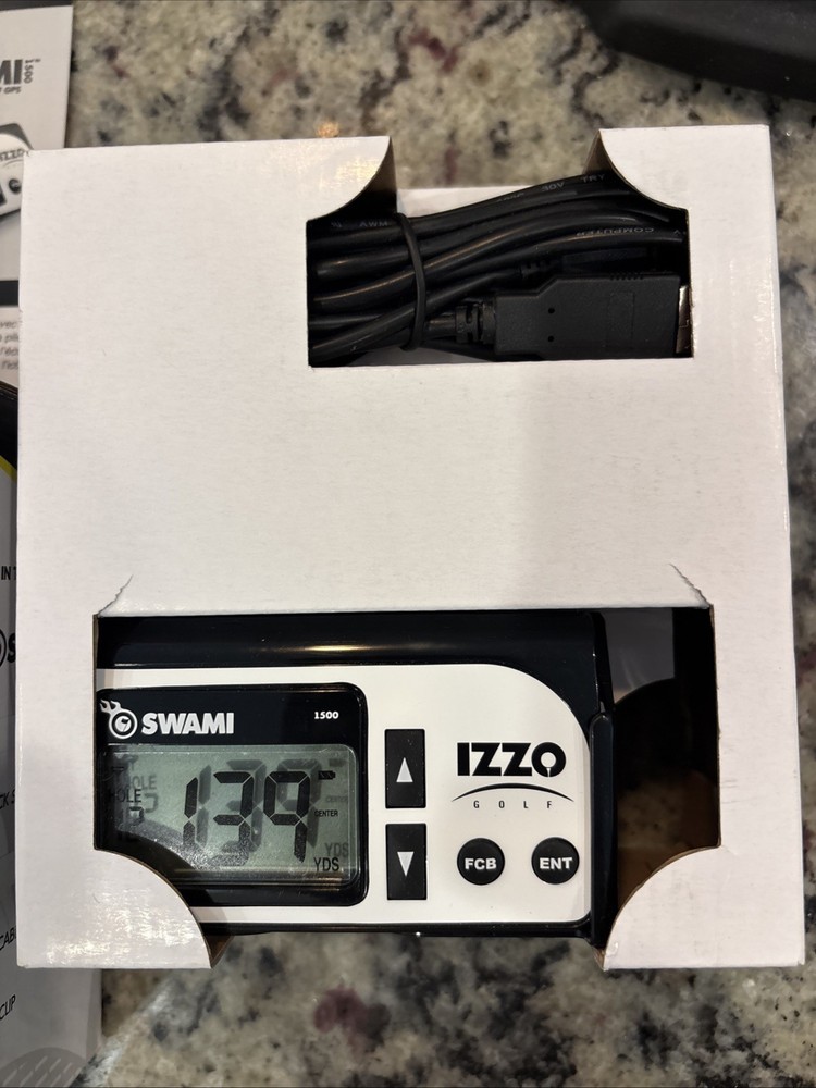 Swami GOlf GPS 1500 by IZZO Preloaded With Quick Guide