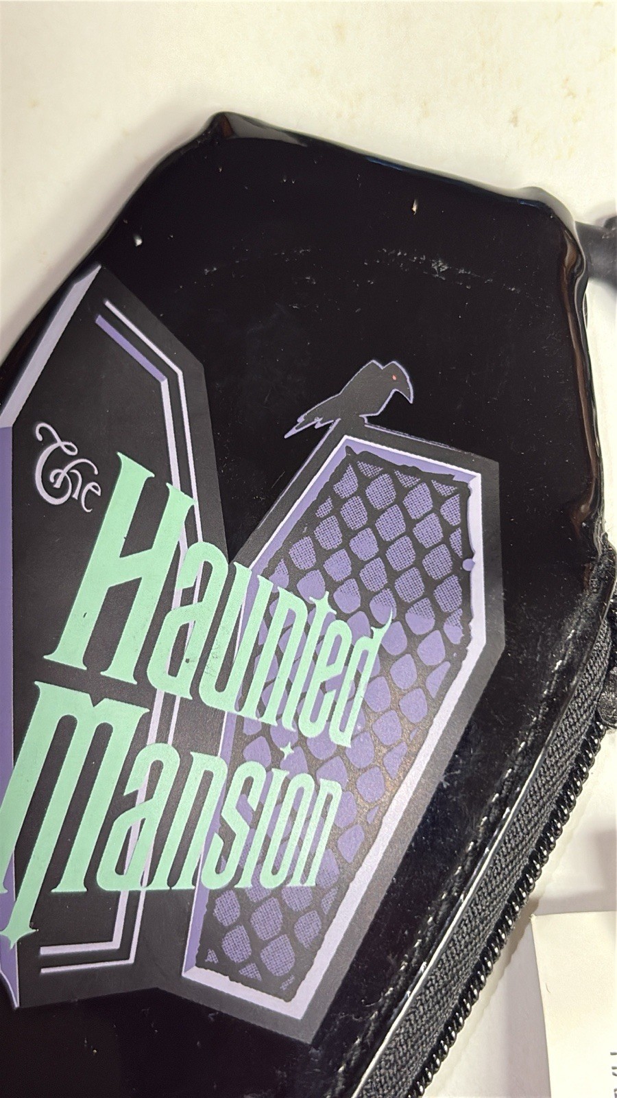 Disney Parks The Haunted Mansion Goth Maid Coffin Coin Purse RARE!!