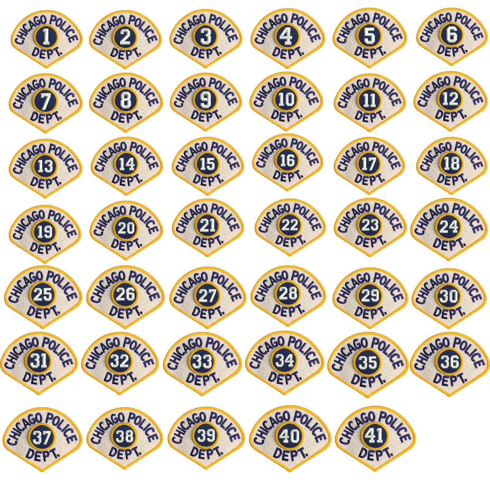 Vintage Chicago Police Department District Patch